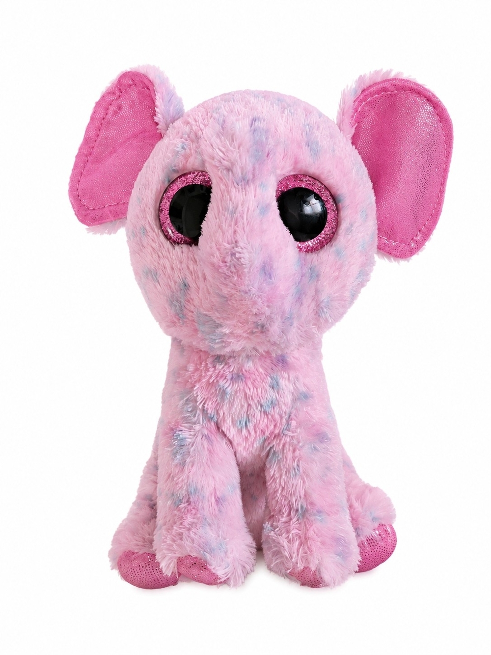 Ty Pink Speckled Elephant Plush